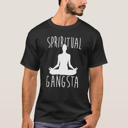 Yogi  Spiritual Gangsta  Yoga T-shirt (Voorkant)