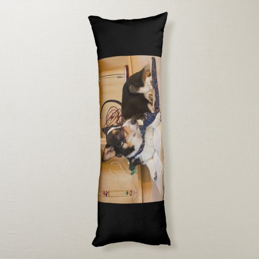 Yogi the Science Dog Lichaamskussen (Achterkant (Verticaal))