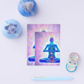 yogi, yoga, het chakra systeem, energie, chi, aura flyer (Enkel)