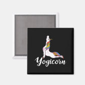 Yogicorn Cute Magical Magneet (Voorkant / Achterkant)