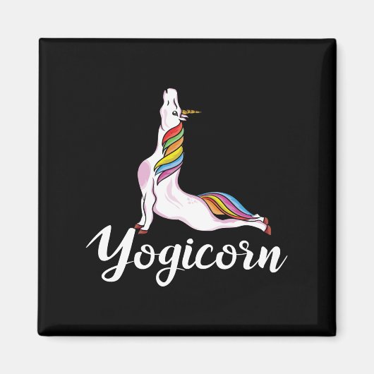 Yogicorn Cute Magical Magneet (Voorkant)