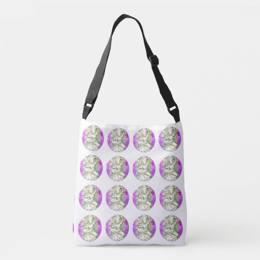 yoginese dansen crossbody tas (Achterkant)