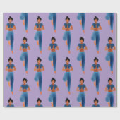 Yogini Asana Yoga Cadeaupapier (Vlak)