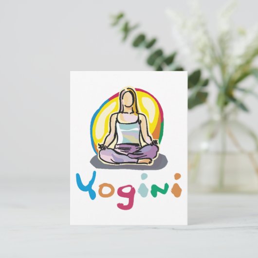Yogini Briefkaart (Staand voorkant)
