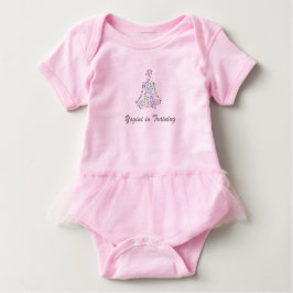 #Yogini in Training baby tutu Romper