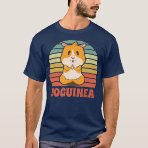 Yoguinea Cute Guinea Pig Rodent Pet Yoga Meditatio T-shirt