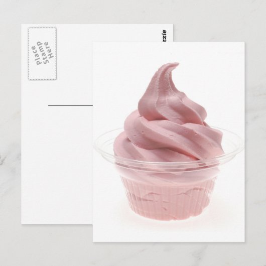 Yogurt, bevroren briefkaart (Voorkant / Achterkant)