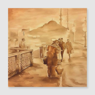 Yogurt Delivery in Istanbul , die een historisch j