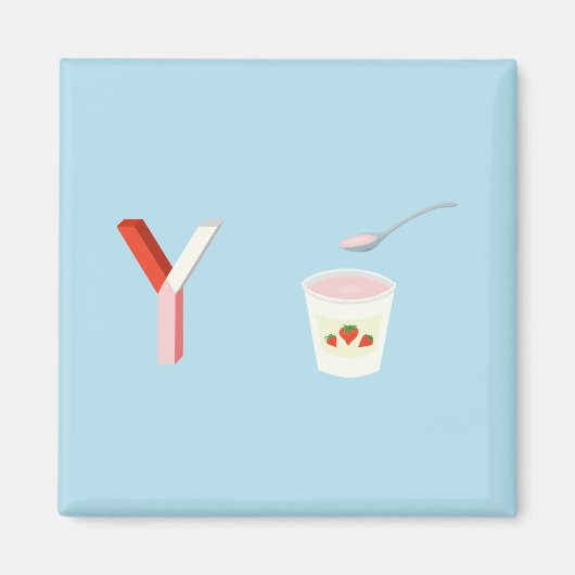 Yogurt Fridge Magnet (Voorkant)
