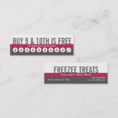 Yogurt Loyalty Skinny Visitekaartje, bevroren (Voorkant / Achterkant)