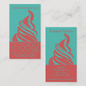 Yogurt Loyalty Visitekaartje, bevroren (Voorkant / Achterkant)