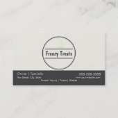 Yogurt Loyalty Visitekaartje, bevroren (Achterkant)