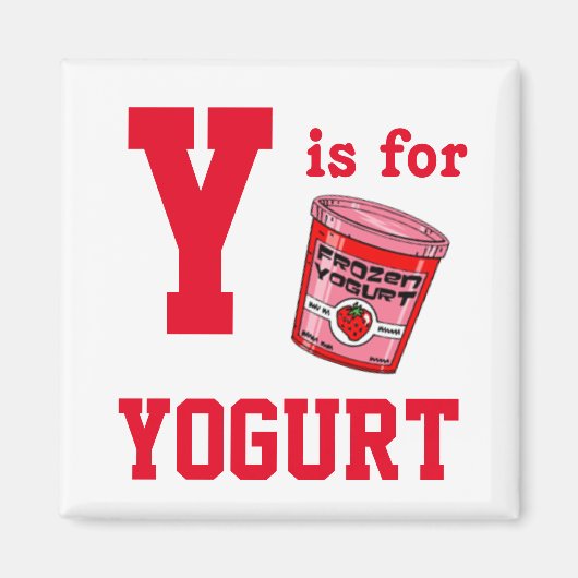 Yogurt Magneet (Voorkant)