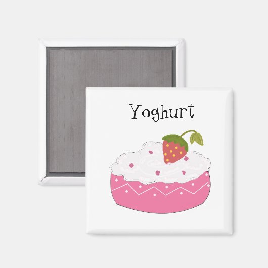 Yogurt Magneet (Voorkant / Achterkant)