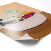 Yogurt Print bevroren Foto Afdruk (Hoek)