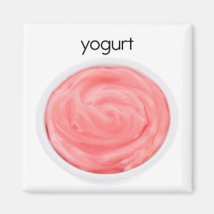 Yogurt Refkoelkast Magnet