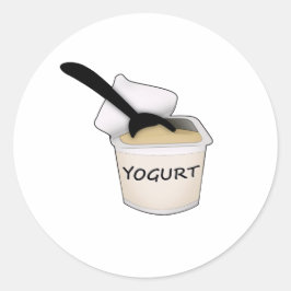 Yogurt Ronde Sticker