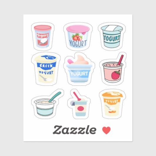 Yogurt Stickers (Vel)