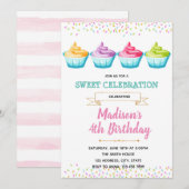 Yogurt-uitnodiging, bevroren kaart (Voorkant / Achterkant)