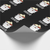 Yogurta zal me schimmelen Yogurt Pun Dark BG Cadeaupapier (Hoek)