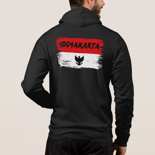 Yogyakarta Indonesië Hoodie (Achterkant)