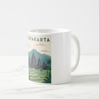 Yogyakarta Indonesië Reisposter Koffiemok