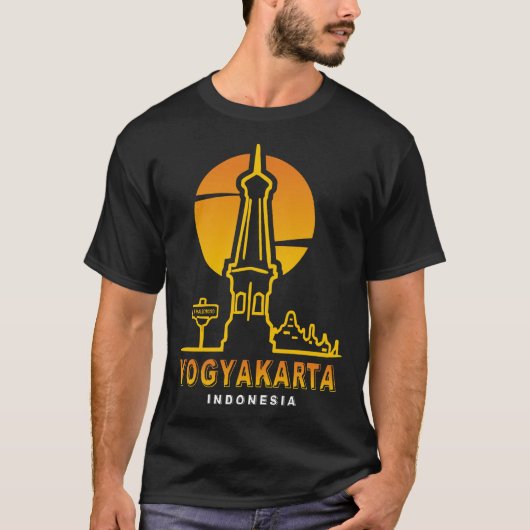 Yogyakarta Indonesië T-shirt (Voorkant)