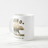 Yoho Bear Design for Nature Lovers – BC Wilderness Koffiemok (Voorkant links)