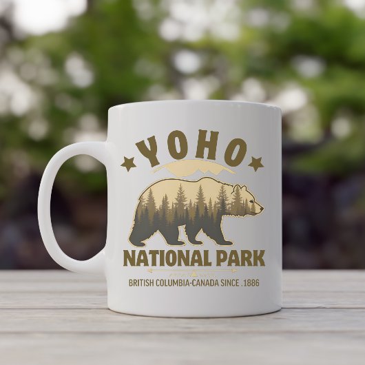 Yoho Bear Design for Nature Lovers – BC Wilderness Koffiemok