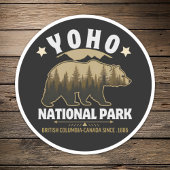 Yoho Bear Design for Nature Lovers – BC Wilderness Sticker