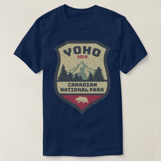 Yoho Canadian National Park Souvenir  T-shirt (Design voorkant)