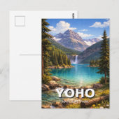 Yoho Nationaal Park Canada Briefkaart (Voorkant / Achterkant)