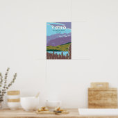 Yoho Nationaal Park Canada Reis Kunst Vintage Poster (Keuken)