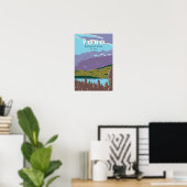 Yoho Nationaal Park Canada Reis Kunst Vintage Poster (Thuiskantoor)