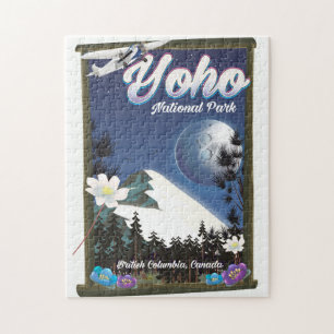 Yoho Nationaal Park Canada Vintage reisposter Legpuzzel
