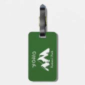 Yoho National Park Bagagelabel (Achterkant verticaal)