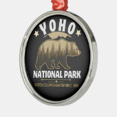 Yoho National Park Bear – British Columbia  Metalen Ornament (Links)