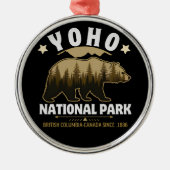 Yoho National Park Bear – British Columbia  Metalen Ornament (Voorkant)