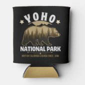 Yoho National Park Bear Design – British Columbia Blikjeskoeler (Voorkant)
