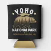 Yoho National Park Bear Design – British Columbia Blikjeskoeler (Achterkant)