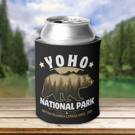 Yoho National Park Bear Design – British Columbia Blikjeskoeler
