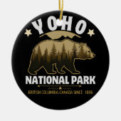 Yoho National Park Bear Design – British Columbia  Keramisch Ornament (Voorkant)
