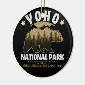 Yoho National Park Bear Design – British Columbia  Keramisch Ornament (Links)