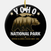 Yoho National Park Bear Design – British Columbia  Keramisch Ornament (Achterkant)
