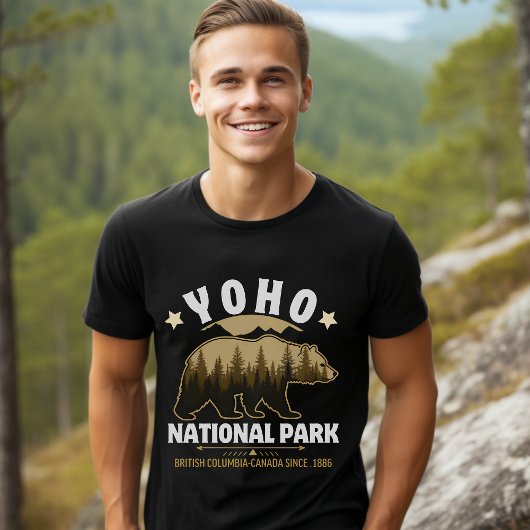 Yoho National Park Bear Design – British Columbia T-shirt