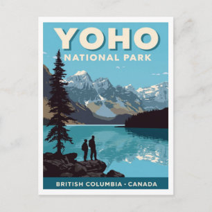 Yoho National Park Brits-Columbia Reisreclame Briefkaart