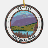 Yoho National Park Canada Badge Keramisch Ornament (Voorkant)