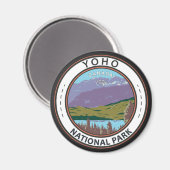 Yoho National Park Canada Badge Magneet (Voorkant / Achterkant)