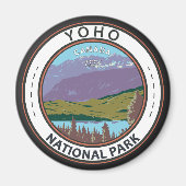 Yoho National Park Canada Badge Magneet (Voorkant)
