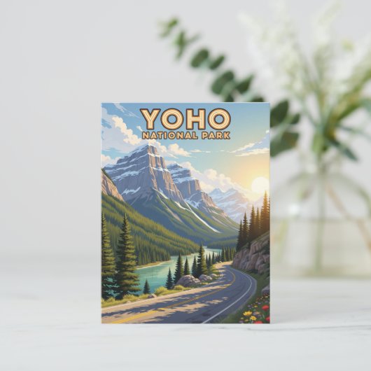 Yoho National Park Canada Briefkaart (Staand voorkant)